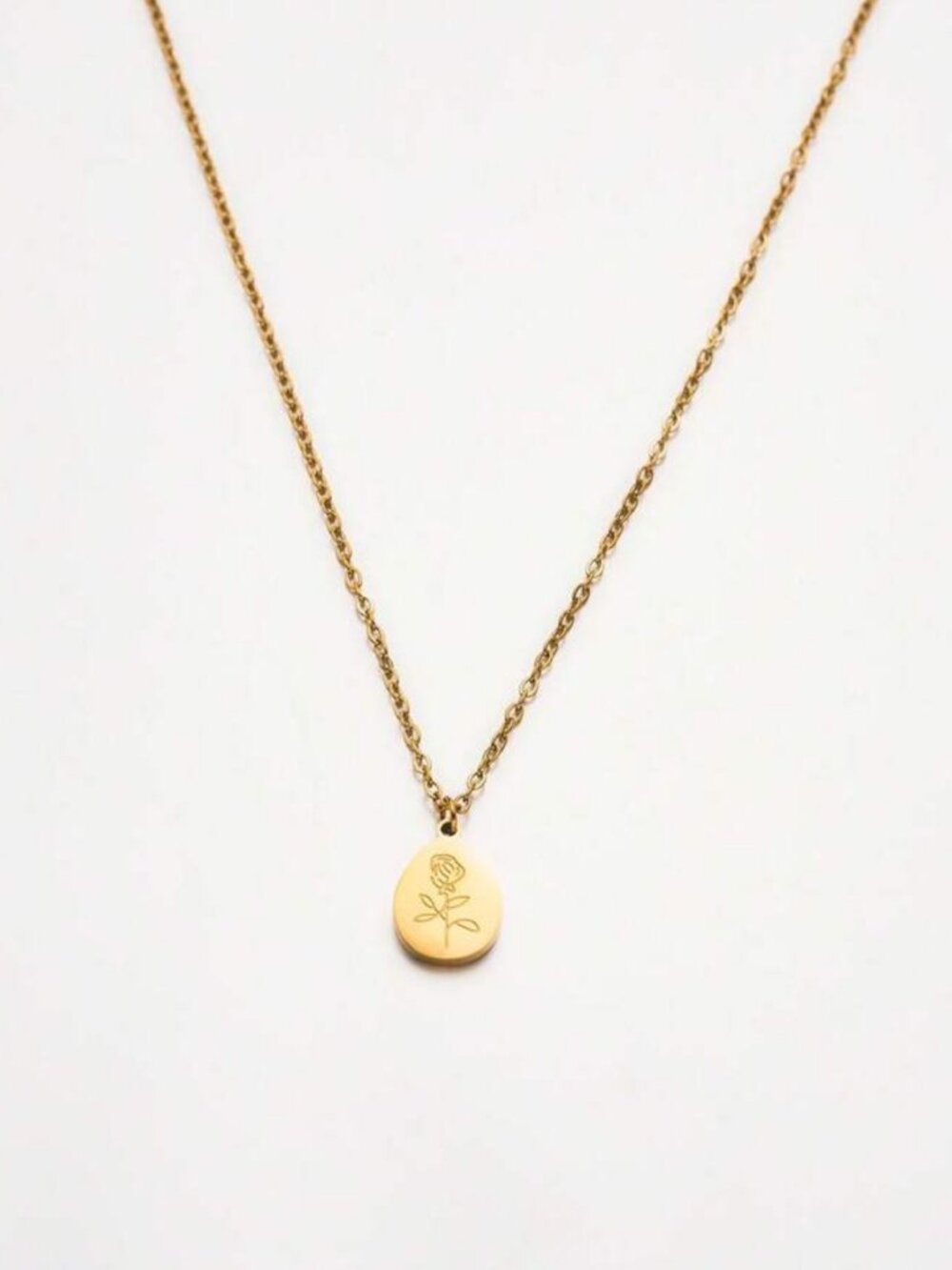 Rose Pendant Necklace 2542